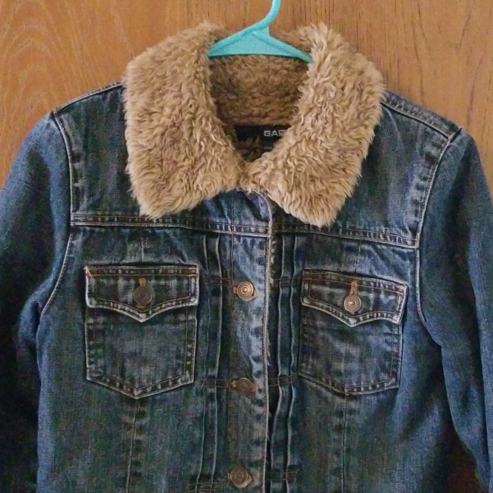 Gap denim lined jacket